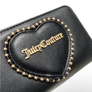 NWT! Juicy 🖤 Couture Black Heart Embellished Wallet